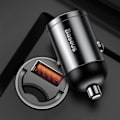 Miniatyrbild 8 av 11: Baseus Tiny Star mini smart USB billader 30W Quick Charge 3.0 grå (VCHX-A0G)