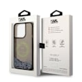 Miniatyrbillede 9 af 9: KARL LAGERFELD LIQUID GLITTER RSG ETUI TIL IPHONE 14 PRO - SORT