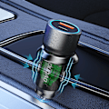 Miniatyrbillede 8 af 9: DUDAO R4T 30W USB-A / USB-C BILOPLADER - GRÅ