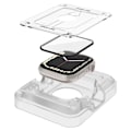 Miniatyrbillede 5 af 11: SPIGEN PROFLEX HYBRID GLAS "EZ FIT" 2-PACK APPLE WATCH 7/8 (41 MM)