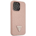 Miniatyrbild 5 av 9: Guess GUHCP14XPSATLP iPhone 14 Pro Max 6.7 rosa/rosa hardt deksel SaffianoTriangle Logo