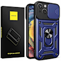Miniatyrbild 1 av 7: Spacecase Väskor För Iphone 15 Blue Sc Camring Skydd
