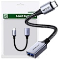 Miniatyrbild 1 av 11: Ugreen OTG-adapterkabel USB-C (hann) - USB-A (hunn) 5 Gb/s 0,15 m svart (US378)