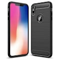 Miniatyrbild 2 av 8: Spacecase Carbon Case För Iphone X Xs Svart Fodral Skydd