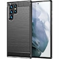 Miniatyrbild 5 av 8: Spacecase Cover Till Samsung Galaxy S22 Ultra Black Carbon