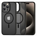 Miniatyrbillede 1 af 5: TECH-PROTECT MAGMAT "2" MAGSAFE IPHONE 15 PRO MAX MAT SORT