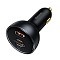 Miniatyrbild 2 av 11: Baseus rask USB / USB Type C billader 160W PPS Quick Charge 5 PD grå (TZCCZM-0G)