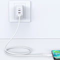 Miniatyrbild 4 av 9: Acefast USB - USB Type C-kabel 1,2 m, 3A hvit (C2-04 hvit)