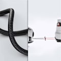 Miniatyrbild 3 av 11: Baseus Rapid 3-i-1-kabel USB Type C - USB Type C / Lightning / micro USB 20 W 1,5 m grønn (CAMLT-SC06)