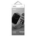 Miniatyrbild 4 av 4: UNIQ Linus Apple Watch Series 4/5/6/7/8/SE/SE2 armbånd 38/40/41 mm. Airosoft Silikongrå/krittgrå