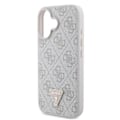 Miniatyrbild 6 av 9: Guess GUHCP16SP4TDSCPP iPhone 16 6,1" rosa/rosa hårdfodral Läder Metall Logotyp Strass Crossbody
