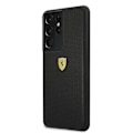 Miniatyrbild 3 av 9: Ferrari FESPEHCS21LBK S21 Ultra G996 svart/svart hardt etui med perforert spor