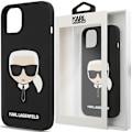 Miniatyrbillede 1 af 9: KARL LAGERFELD SILIKONE KARL'S HEAD ETUI TIL IPHONE 14 PLUS - SORT