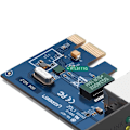 Miniatyrbild 4 av 9: Ugreen US230 Gigabit 10/100/1000 Mbps PCI-E nettverkskort - svart