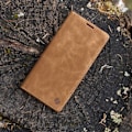 Miniatyrbild 2 av 11: Spacecase Case Pålbocket Väska För Iphone Xr Ljusbrunt Läder
