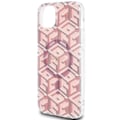 Miniatyrbild 7 av 9: Guess IML GCube MagSafe beskyttelsesdeksel for iPhone 15 Plus / 14 Plus - rosa