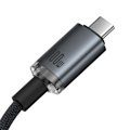 Miniatyrbillede 3 af 11: BASEUS CRYSTAL SHINE CB000089 USB-C / USB-C USB3.2-KABEL 100W 20GBPS 1,5M - SORT