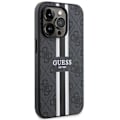 Miniatyrbillede 5 af 9: GUESS GUHMP14XP4RPSK ETUI TIL IPHONE 14 PRO MAX 6.7 - SORT 4G PRINTED STRIPES MAGSAFE