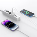 Miniatyrbillede 5 af 6: TECH-PROTECT C20W MINI 2-PORTS NETVÆRKSOPLADER PD20W/QC3.0 SORT