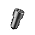 Miniatyrbild 4 av 11: Baseus Splitter billader splitter 2x USB 3.1A 17W + 2x sigarettennertilkobling 80W svart (CRDYQ-01)