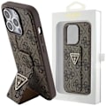 Miniatyrbild 1 av 2: Guess Grip Stand 4G Triangle Strass-deksel til iPhone 15 Pro - Brun