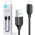 Miniatyrbild 1 av 9: Joyroom USB-lade-/datakabel - Lightning 2,4A 0,25m svart (S-UL012A9)