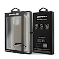 Miniatyrbild 7 av 7: AMG AMHCP12MTCBW iPhone 12/12 Pro genomskinligt/transparent hårdfodral Electroplate Black&White