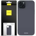 Spacecase Silikonfodral Till Iphone 15 Plus Svart