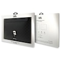 Miniatyrbillede 4 af 4: KARL LAGERFELD SAFFIANO MONOGRAM IKONIK ETUI TIL EN 14" BÆRBAR COMPUTER - SORT