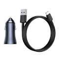 Miniatyrbild 4 av 11: BASEUS USB-LADER TYPE C 40 W USB TYPE C KABEL GRÅ