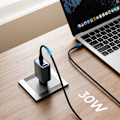 Miniatyrbild 5 av 10: MCDODO FAST TV-LADER IPHONE 2XUSB-C 1XUSB PD 30W LED MÄTARE