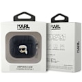 Miniatyrbillede 4 af 4: KARL LAGERFELD MONOGRAM KARL HEAD TASKE TIL AIRPODS 3 - SORT