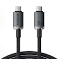 Miniatyrbillede 1 af 11: BASEUS CRYSTAL SHINE CB000089 USB-C / USB-C USB3.2-KABEL 100W 20GBPS 1,5M - SORT