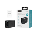 Miniatyrbillede 3 af 9: CHOETECH B635BK POWERBANK 2XUSB-A / 2XUSB-C 27000MAH - SORT