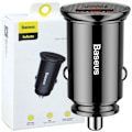 Miniatyrbild 1 av 11: Baseus Circular PPS Smart billader med USB Quick Charge 4.0 QC 4.0 og USB-C PD 3.0 SCP Port Svart (CCALL-YS01)