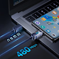 Miniatyrbild 4 av 11: Joyroom USB C til USB C-kabel 100 W for hurtiglading og dataoverføring 1,2 m blå (S-CC100A4)