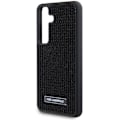 Miniatyrbild 7 av 9: Karl Lagerfeld Rhinestone Metal Logo Deksel til Samsung Galaxy S24 - Svart
