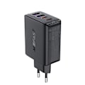 Miniatyrbild 3 av 6: Acefast A61 PD 45W GaN-lader med 2 x USB-C + 2 x USB-A 4-porter - svart