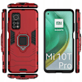 Miniatyrbild 3 av 11: Spacecase X-Ring Fodral För Xiaomi Mi 10T 10T Pro Red
