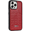 Miniatyrbillede 4 af 8: AUDI SYNTETISK LÆDER TASKE MED MAGSAFE TIL IPHONE 15 PRO MAX - RØD