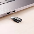Miniatyrbillede 10 af 11: BASEUS ADAPTER MINI ADAPTER FRA MICRO USB TIL USB-C HOLDBAR SORT