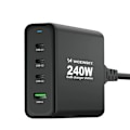 Miniatyrbild 3 av 11: Wozinsky WGCSB 240W GaN vegglader USB-A / 3 x USB-C - svart