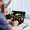 Miniatyrbillede 11 af 11: UGREEN CM512 90568 USB-C ADAPTER - 2X USB-A 3.0 / HDMI / RJ45 / SD OG TF KORTLÆSER / USB-C PD 100W - GRÅ