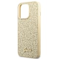 Miniatyrbild 7 av 8: Guess GUHCP14LHGGSHD iPhone 14 Pro 6.1 gull/gull hardt deksel Glitter Script