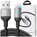 Miniatyrbild 1 av 11: Joyroom USB-kabel - Lightning 2,4A A10 Series 1,2 m svart (S-UL012A10)