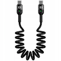 Miniatyrbild 1 av 11: MCDODO KABEL USB-C SPIRALFJÄDER SNABBLADDNING USB TYP C LED 2M