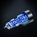 Miniatyrbillede 8 af 11: CHOETECH HURTIG BILOPLADER 130W 2XUSB-C + USB-A SORT