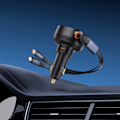Miniatyrbild 8 av 11: Baseus Enjoyment USB-C billader med USB-C / Lightning 60W kabel - svart