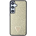 Miniatyrbild 4 av 9: Guess Rhinestone Triangle-deksel til Samsung Galaxy S24+ - Gull