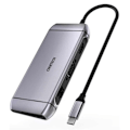 Miniatyrbillede 2 af 7: CHOETECH 9IN1 MULTIFUNKTIONEL USBC-3XUSB HUB/SD OG TF LÆSER/HDMI/VGA/USBC/RJ